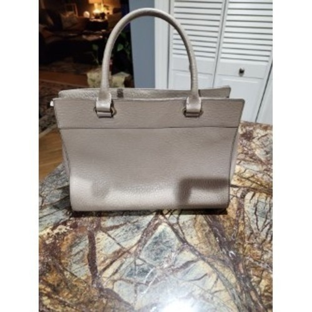 Kate Spade New York Perri Lane Handbag Pebble Leather Taupe Laser Cut Tote - Picture 2 of 10
